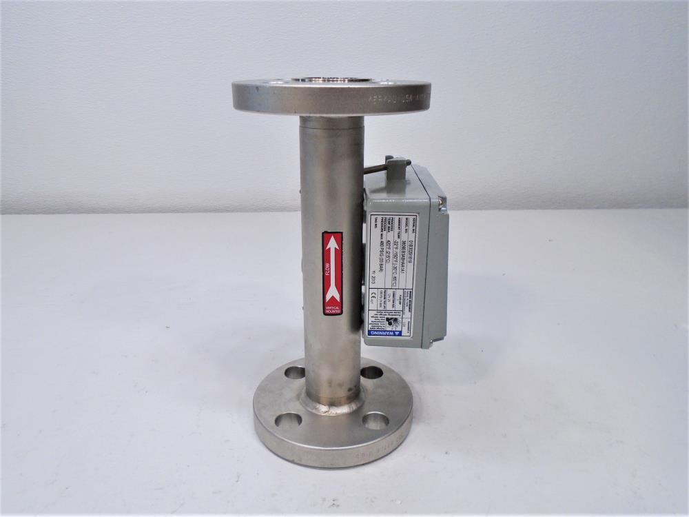 Brooks MT 3809 1" 300# Flanged Variable Area Flowmeter, 3809EB3ABHAA1A1